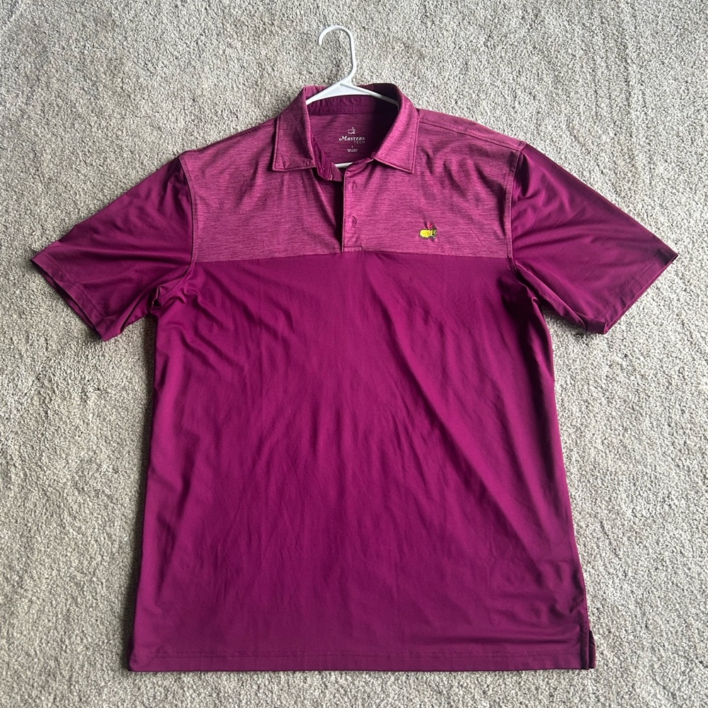 Masters Tech Men's Purple Polo Shirt